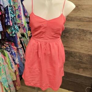J. Crew Coral Mini Dress Sundress